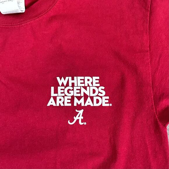 University Of Alabama Crimson Tide T Shirt Adult Small Red Short Sleeve NCAA - Picture 3 of 6